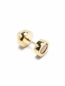 Jewelry | Jewelry>PARTS OF FOUR Stud Earring (0.2 CT, Tiny Faceted Diamond Slab, YGA+FCDIA)