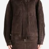 Jackets & Coats | Jackets & Coats>ATELIER NEW YORK Suede Leather Blouson Jacket