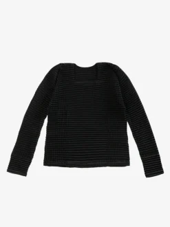 Shirts>ISSEY MIYAKE Suede Like Pleats Shirt