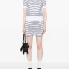 Shorts>THOM BROWNE Summer Striped Textured Shorts