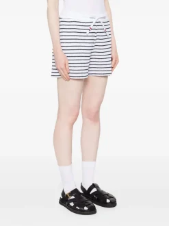 Shorts>THOM BROWNE Summer Striped Textured Shorts