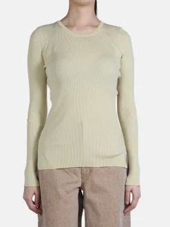 Knitwear>AURALEE Super Fine Wool High Gauge Rib Knit P/O