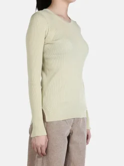 Knitwear>AURALEE Super Fine Wool High Gauge Rib Knit P/O