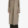 Jackets & Coats>AURALEE Super Fine Wool Mosser Soutien Collar Coat