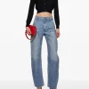 Knitwear>alexanderwang.t Superfine Cropped Crewneck Cardigan