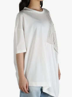 Tops>Y'S Switching Short Sleeve Top
