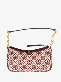 Bags>TORY BURCH T Monogram Chenille Studio Shoulder Bag