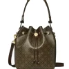 Bags>TORY BURCH T Monogram Coated Canvas Bucket