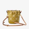 Bags>TORY BURCH T Monogram Contrast Embossed Mini Bucket Bag