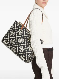 Bags>TORY BURCH T Monogram Contrast Embossed Tote