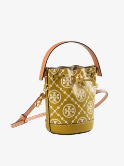 Bags>TORY BURCH T Monogram Contrast Embossed Mini Bucket Bag
