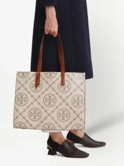Bags>TORY BURCH T Monogram Contrast Embossed Tote