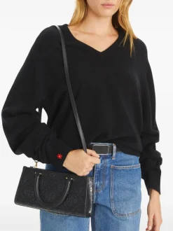 Bags>TORY BURCH T Monogram Embossed Small East-West Tote