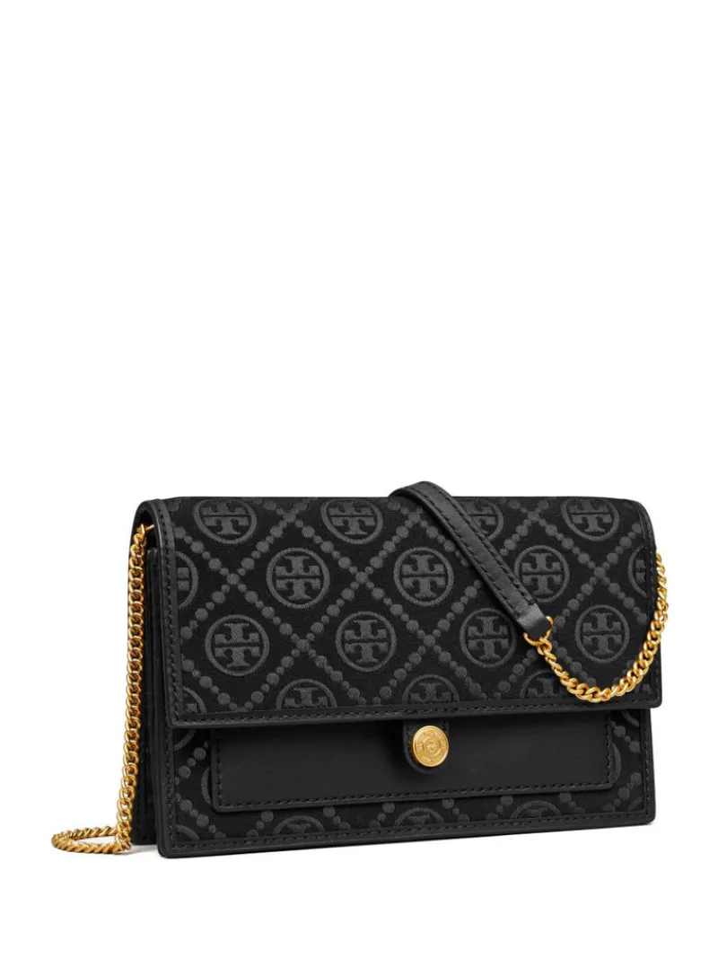 Bags>TORY BURCH T Monogram Leather Chain Wallet