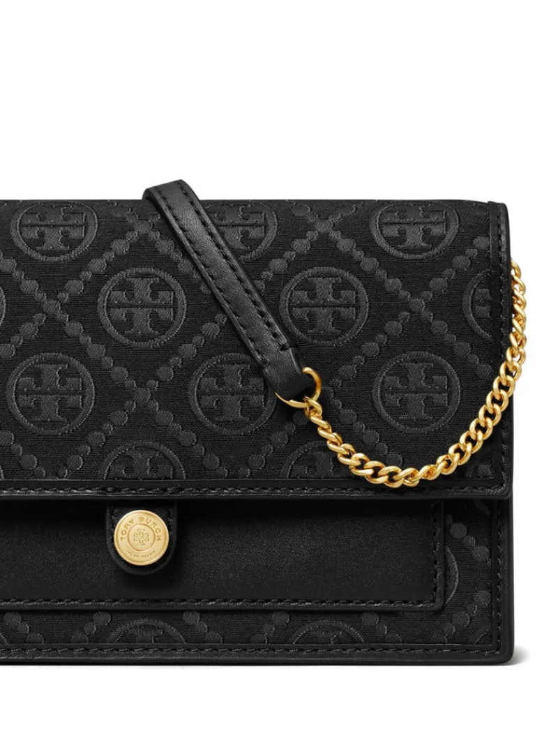 Bags>TORY BURCH T Monogram Leather Chain Wallet