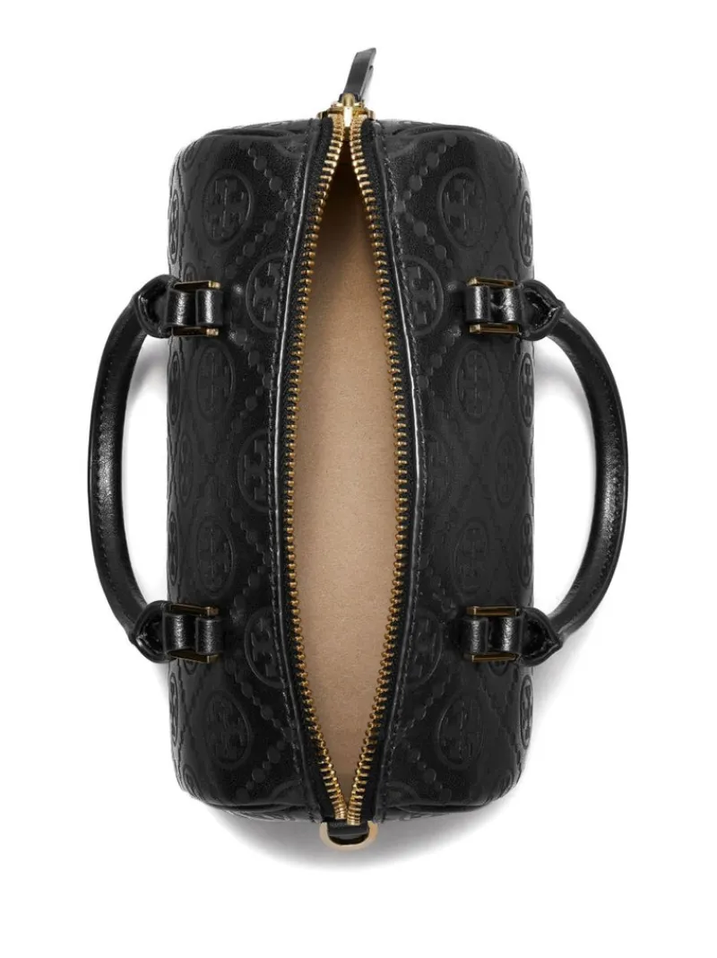 Bags>TORY BURCH T Monogram Leather Petite Barrel Bag