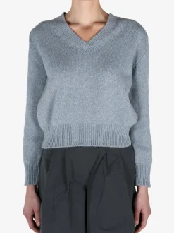 Tops>MARGARET HOWELL Tapered V Neck Top