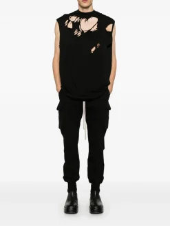 T-shirts>RICK OWENS DRKSHDW Tarp T-Shirt