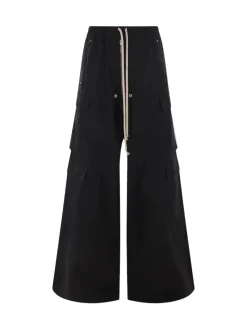 Pants>RICK OWENS DRKSHDW Tencel Double Cargo Jumbo Belas Pants