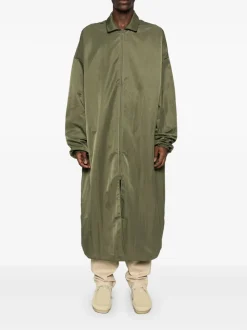 Jackets & Coats>FEAR OF GOD ESSENTIALS Textured Nylon Trench