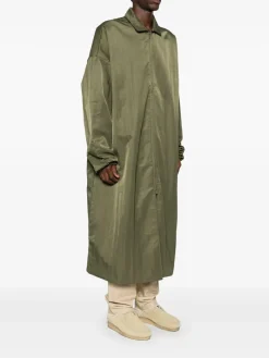 Jackets & Coats>FEAR OF GOD ESSENTIALS Textured Nylon Trench