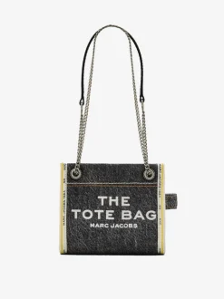 Bags>MARC JACOBS The Denim Chain Crossbody Tote Bag