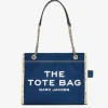 Bags>MARC JACOBS The Denim Chain Medium Tote Bag