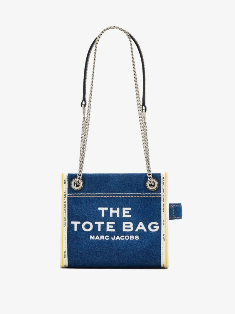 Bags>MARC JACOBS The Denim Chain Tote Bag
