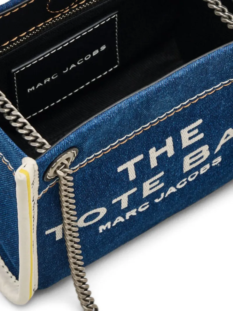 Bags>MARC JACOBS The Denim Chain Tote Bag