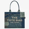 Bags>MARC JACOBS The Large Deconstructed Denim Tote Bag