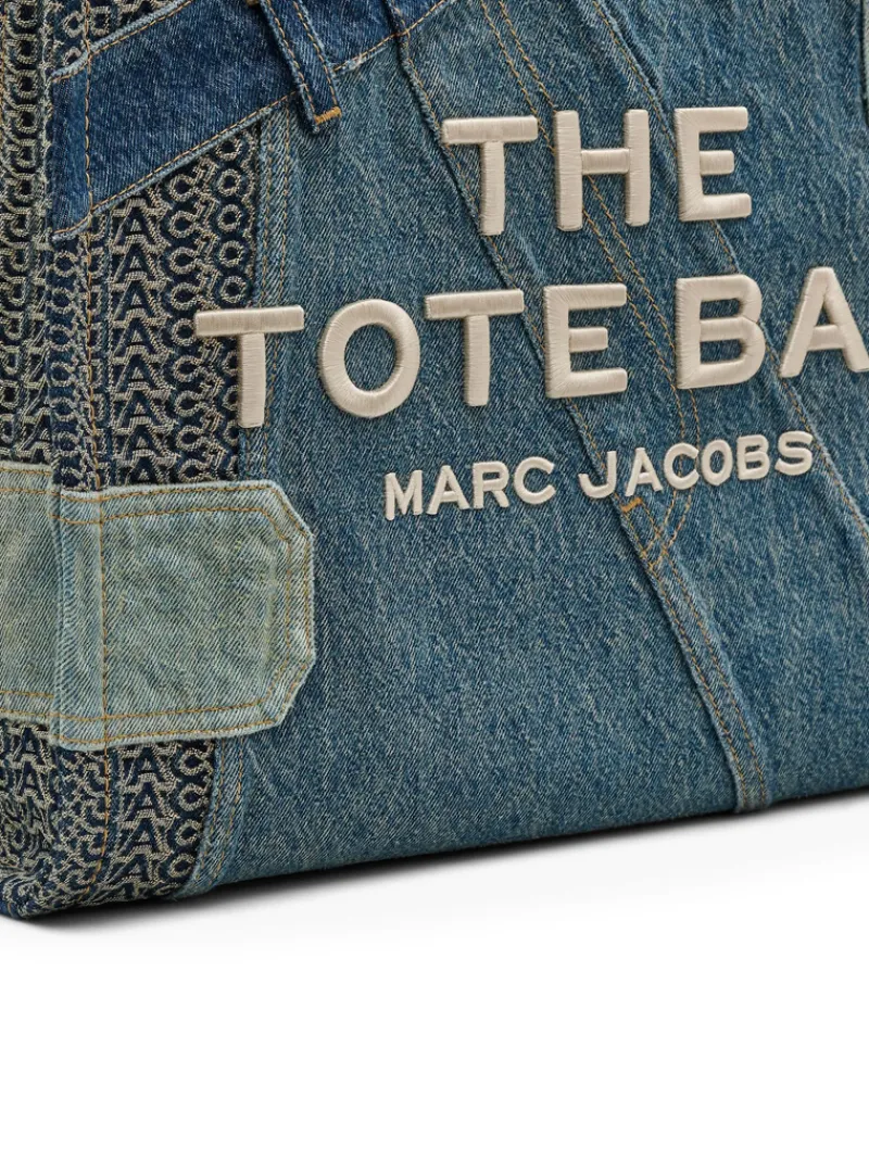 Bags>MARC JACOBS The Large Deconstructed Denim Tote Bag