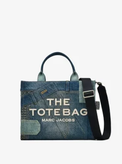 Bags>MARC JACOBS The Medium Deconstructed Denim Tote Bag