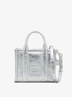 Bags>MARC JACOBS The Metallic Leather Small Tote Bag