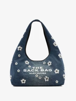 Bags>MARC JACOBS The Sequin Daisy Denim Sack Bag