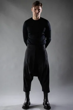 Pants>RORKE BADER Tidal Wool Trouser
