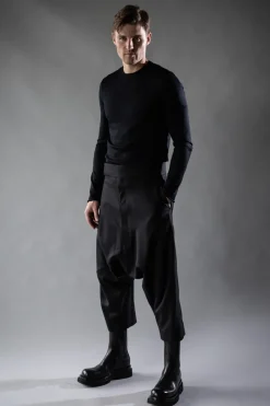Pants>RORKE BADER Tidal Wool Trouser