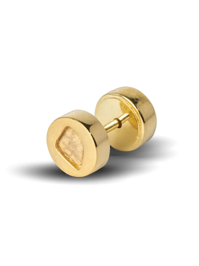 Jewelry | Jewelry>PARTS OF FOUR Tiny Stud Earring (0.1 CT, Diamond Slab, YGA+DIA)