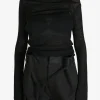 Knitwear>ANN DEMEULEMEESTER Tizziana Drop Shoulder Long Sleeve Knitt