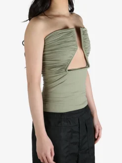 Tops>RICK OWENS Top Jersey Prong Bustier