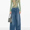 Jeans>JEAN PAUL GAULTIER Topstitched Detail Denim