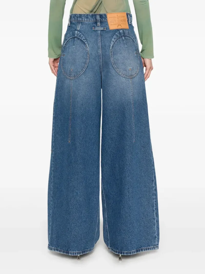 Jeans>JEAN PAUL GAULTIER Topstitched Detail Denim