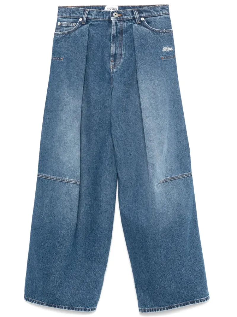 Jeans>JEAN PAUL GAULTIER Topstitched Detail Denim