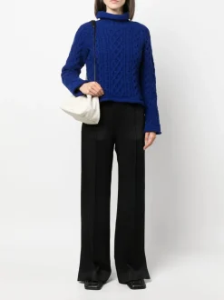 Pants>JIL SANDER Track-Inspired Satin Trousers