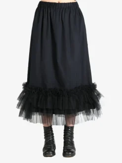 Skirts>COMME DES GARCONS NOIR Tulle Layered Skirt