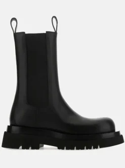 Boots>BOTTEGA VENETA Vegetable-tanned Leather Chelsea Boot
