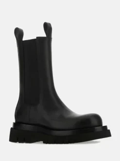 Boots>BOTTEGA VENETA Vegetable-tanned Leather Chelsea Boot
