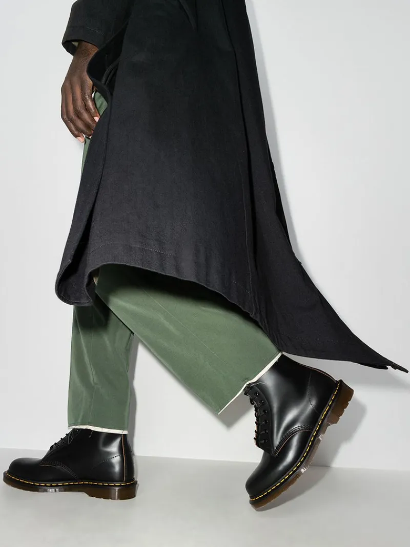 Boots | Boots>DR. MARTENS 1460 Vintage Black Made In England Boots