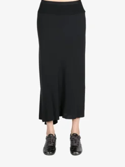 Skirts>RICK OWENS Viscose Blend A Line Bias Skirt