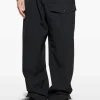 Pants>DRIES VAN NOTEN Viscose Drawstring Pant