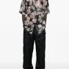 Pants>DRIES VAN NOTEN Viscose Drawstring Pants